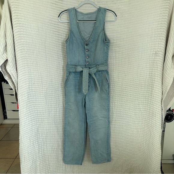 GRLFRND Amaya Sleeveless Denim Jumpsuit - Picture 9 of 13